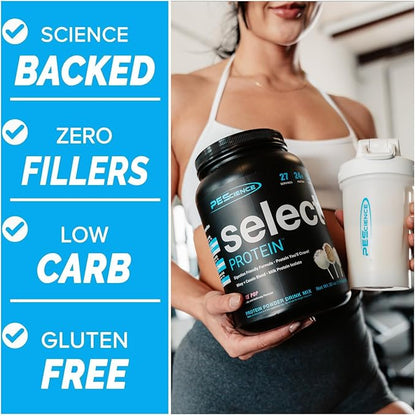 PEScience Select Protein Powder, Whey and Casein Blend, Clean Protein Powder for Women and Men, Low