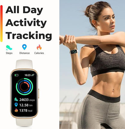 Fitness Tracker Smart Watch, 1.47" Full Touch Health Tracker with 24/7 Heart Rate & Blood Oxygen