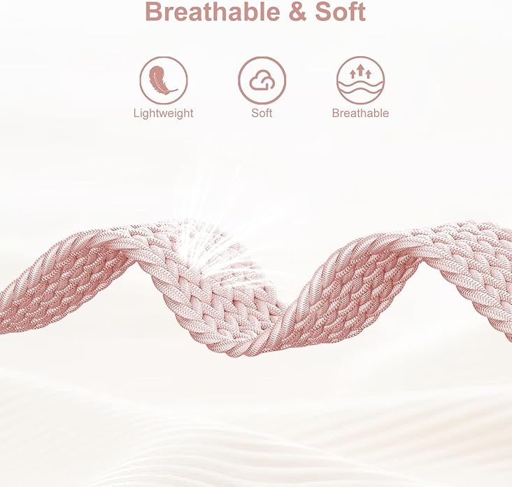 Braided Bands Compatible with Garmin Vivoactive 6/5/3/Venu 2 Plus/Forerunner 165/55/645/245 Music