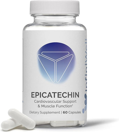 InfiniWell Epicatechin Supplement - Support Muscle Building & Nitric Oxide Production - Promote