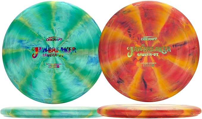 Discraft Jawbreaker Banger GT 2-Pack | Premium Putter Set in Updated Jawbreaker Plastic - Varied