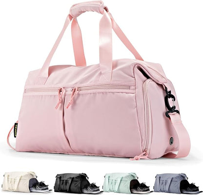 Weekender Duffel Bag with Shoe Compartment And Wet Pocket-Luggage Everyday Overnight Bag for Men