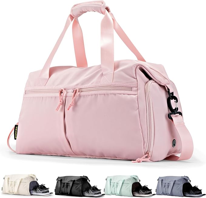 Weekender Duffel Bag with Shoe Compartment And Wet Pocket-Luggage Everyday Overnight Bag for Men