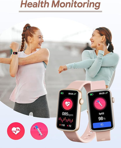 Fitness Tracker, Fitness Watches for Women Men with Heart Rate Monitor Blood Oxygen Sleep Tracker