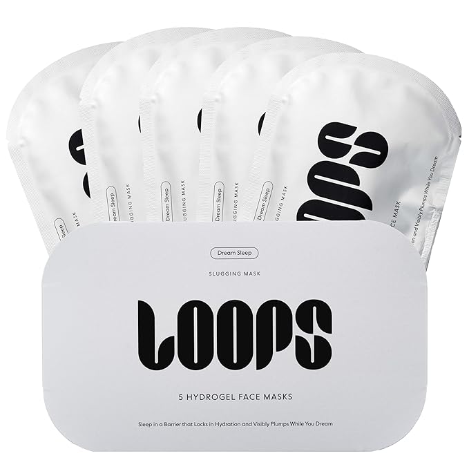 LOOPS DREAM SLEEP - Nighttime Slugging Hydrogel Facial Mask w/Natural Oils, Vitamins, Antioxidants