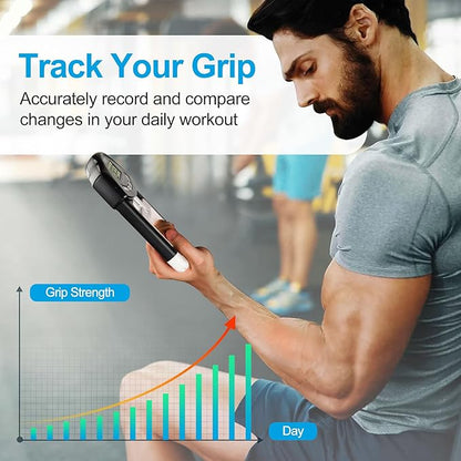 Handeful Grip Strength Tester Trainer - Dynamometer Handgrip Measurer Meter, Handheld Strengthener