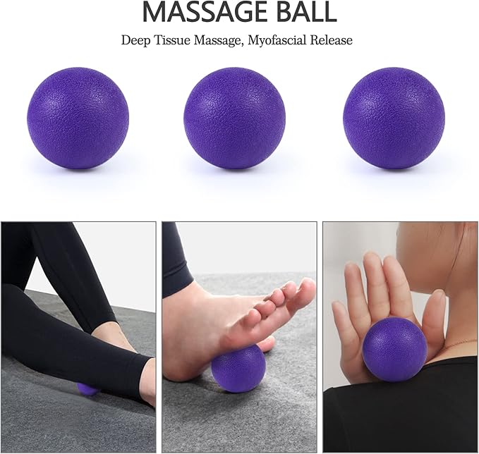 5 in 1 Foam Roller Set, Trigger Point Foam Roller Patented, Massage Roller Stick, Massage Ball
