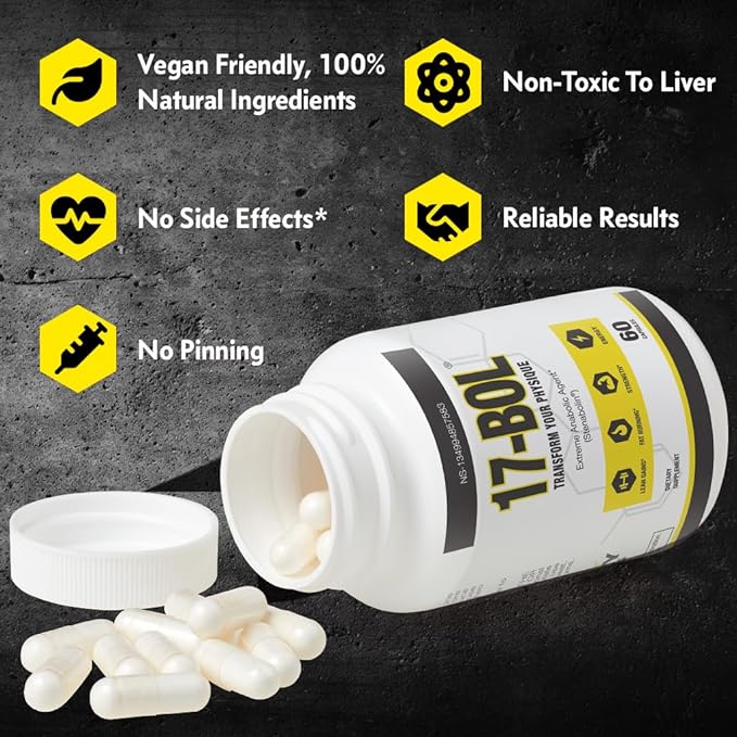 Avry Labs Extreme Anabolic Supplement ??Pre-Workout Dietary Supplement, Lean Muscle Builder & Fat