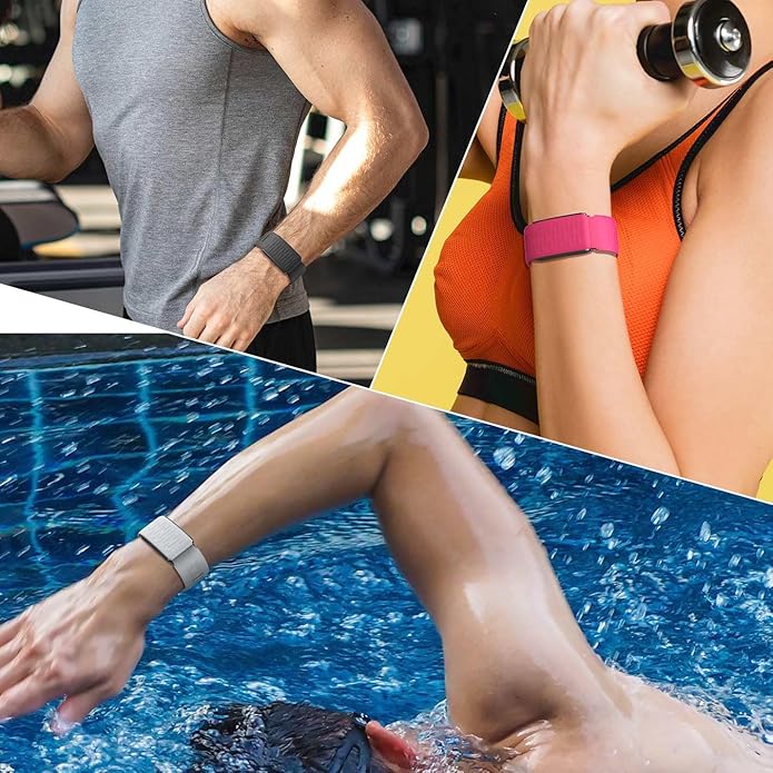 Men Women Soft Silicone Wristband Compatible with Whoop 4.0 Band Strap, Replacement Adjustable