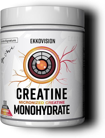 Ekkovision Creatine Monohydrate Powder, Micronized, Island Surge, Pre Workout & Post Workout