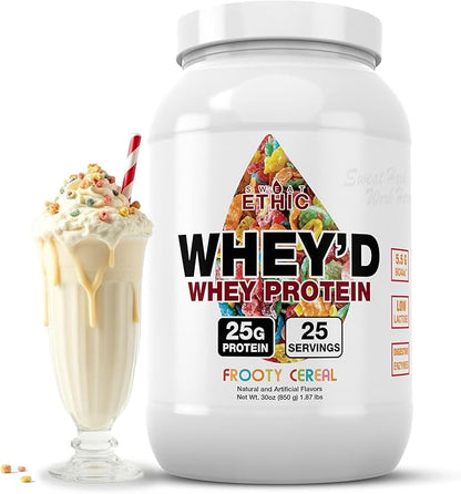 Whey'd Protein Powder, 25 G Whey Protein Blend with Concentrate, Isolate & Hydrolysate, Low Lactose