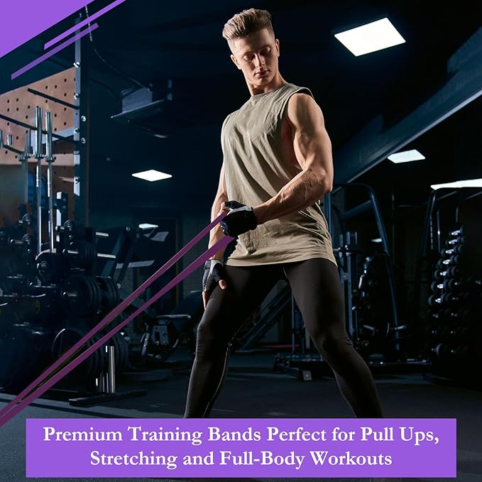 8 Pcs Resistance Bands Pull up Bands Pull up Assistance Bands Exercise Workout Bands for Working