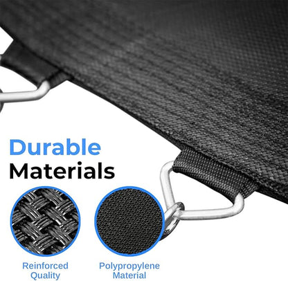 Serenelife 12FT 10FT 8FT Recreational Trampolines with Enclosure Net and Ladder and Anti-Rust