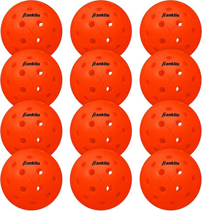 Franklin Sports X-40 Outdoor Pickleballs - Official Ball of USA Pickleball, APP Tour + US Open