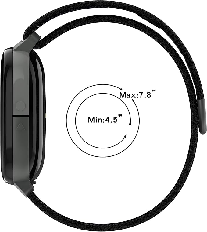 Compatible with Fitbit Ace LTE, Quick Release Nylon HOOK LOOP Replacement Sport Strap Accessory Fit
