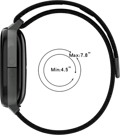 Compatible with Fitbit Ace LTE, Quick Release Nylon HOOK LOOP Replacement Sport Strap Accessory Fit