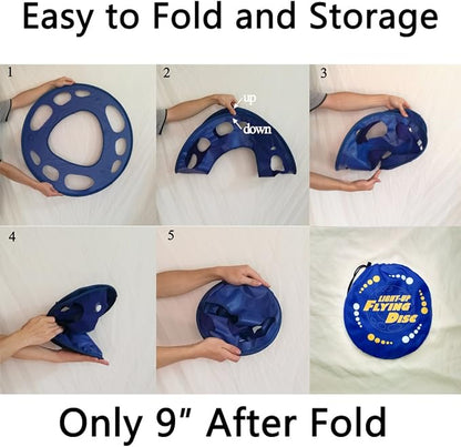 Giant Flying Disc Soft, Foldable & Floats in Air - Encourage Outdoor Play & Family Fun - Great for