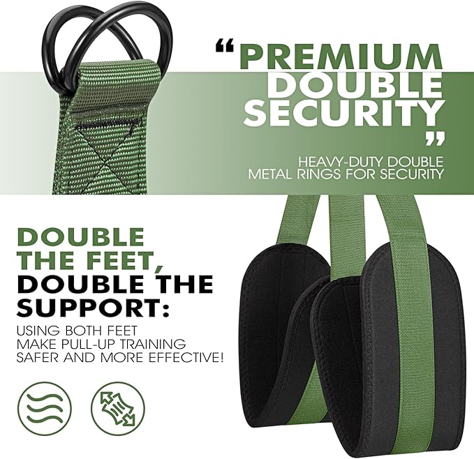 HPYGN Pull Up Assistance Bands, Heavy Duty Resistance Band for Pull Up Bar, Adjustable Weight/Size