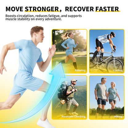 Cambivo 3 Pairs Calf Compression Sleeve for Women and Men,Leg Brace for Running, Cycling, Shin