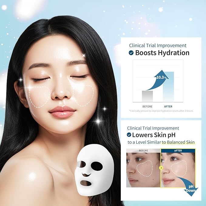 #OOTD Collagen Hydrating Sheet Masks for Face Korean Anti Aging Mask Sheet for Dry Skin & Sensitive