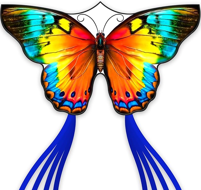 Butterfly Kites for Kids and Adults,Extremely Easy to Fly for Beginners,Single Line String with
