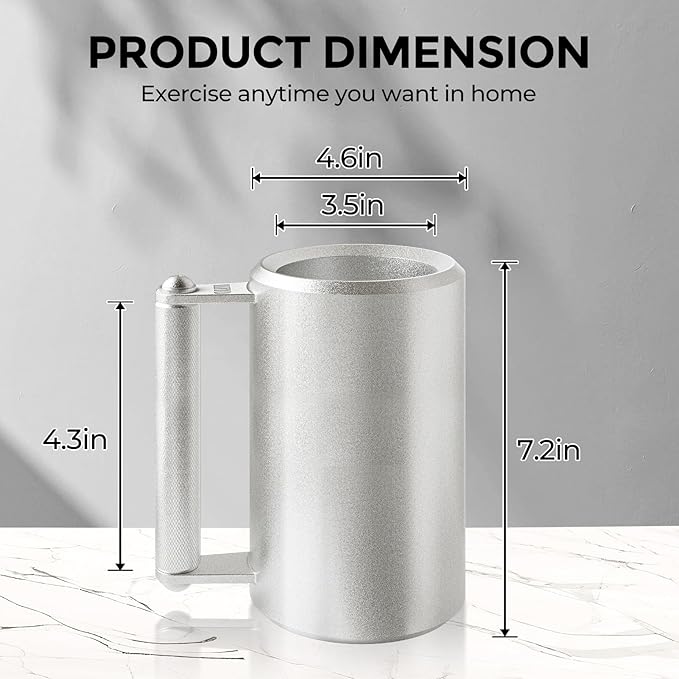 Coffee Mug 26LB,500ML,Dumbbell 12KG,beer mug,Overweight Dumbbell Fitness Sports Water Cup,Gym