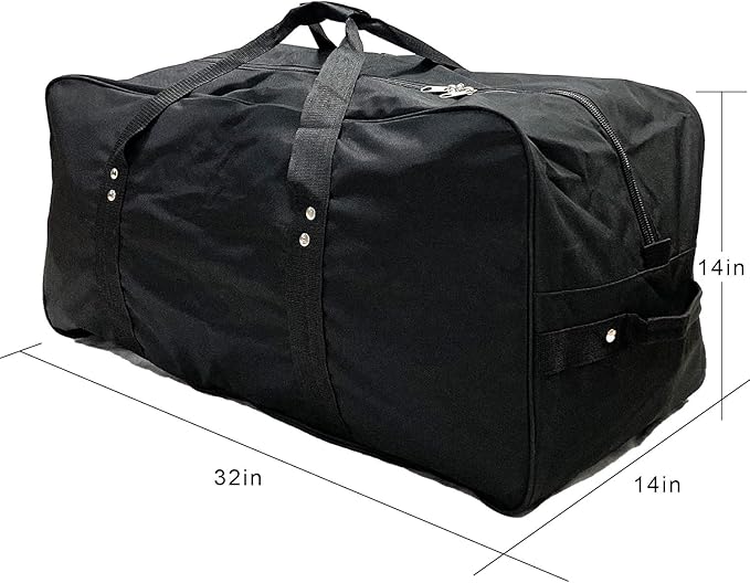 Extra Large Duffel Bag Lightweight Water Resistant Heavy Duty Duffle Bag Foldable Travel Duffle Bag
