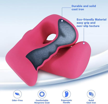 Ergonomic Dumbbells Weights Set-Hand Weights for Women at Home, Ear Dumbbells Weights for Pilates