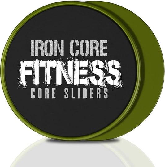 Core Sliders for Working Out, Dual Sided Exercise Gliding Discs for Use on All Surfaces, Ultimate
