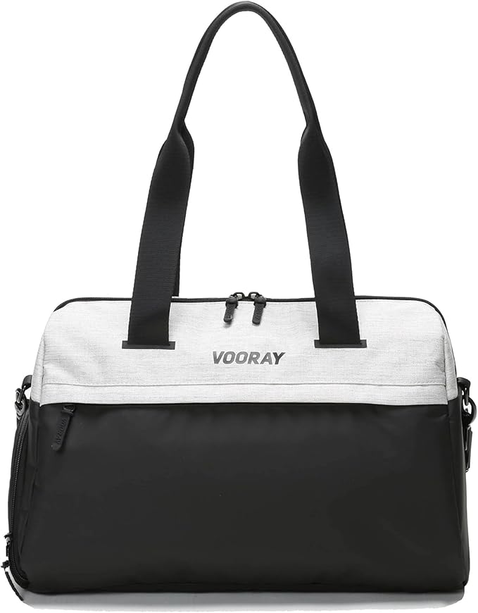 Vooray 25L Trainer Duffel Bag ??Lightweight Travel Duffel for Women and Men with Shoe Pocket