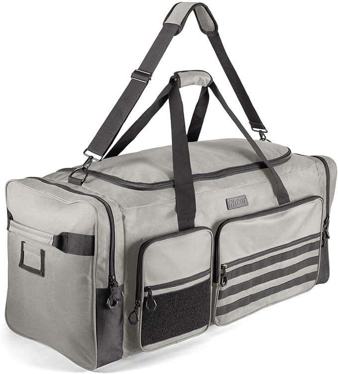 Fitdom 130L 36" Heavy Duty Extra Large Sports Gym Equipment Travel Duffle Bag W/Adjustable Shoulder