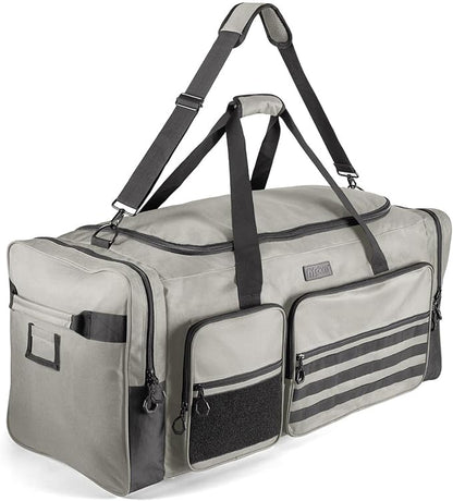 Fitdom 130L 36" Heavy Duty Extra Large Sports Gym Equipment Travel Duffle Bag W/Adjustable Shoulder