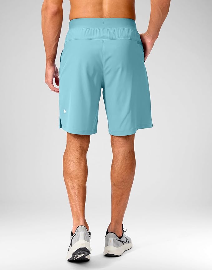 Men's Running Shorts with Zipper Pockets 9 Inch/ 7 Inch / 5 Inch Lightweight Quick Dry Gym Workout