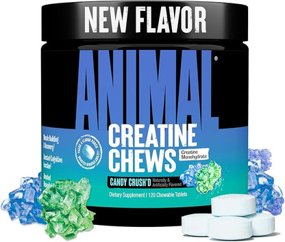 Animal Creatine Chews – Enhanced Creatine Monohydrate Chewable Tablets with AstraGin & Sea Salt