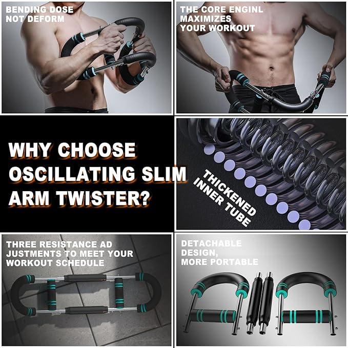 Ultimate Twister Arm Trainer, Adjustable Chest Workout Equipment, Arm Trainer for Men, Chest