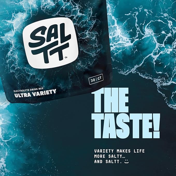 SALTT Electrolytes Powder Packets, Ultra Variety Pack (30 Packets) - Magnesium, Potassium, Sodium
