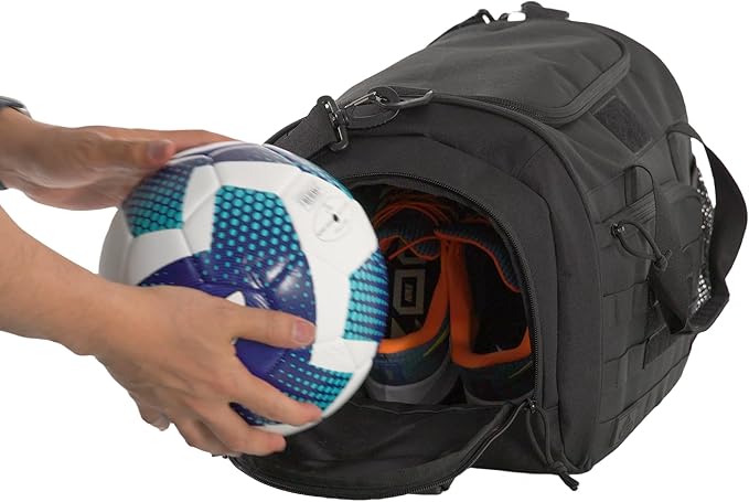 APRlLBAY 43L Large Capacity Military Duffel Bag - Tactical Gym Bag/Weekender for Men & Women (Jet