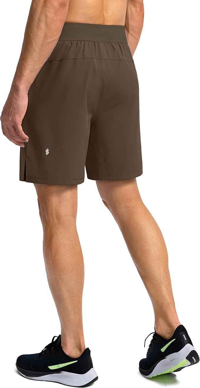 Men's Running Shorts with Zipper Pockets 9 Inch/ 7 Inch / 5 Inch Lightweight Quick Dry Gym Workout