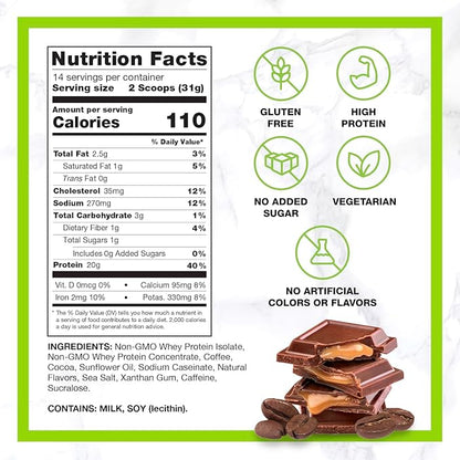 Chike Chocolate Caramel High Protein Iced Coffee, 20 G Protein, 2 Shots Espresso, 1 G Sugar, Keto