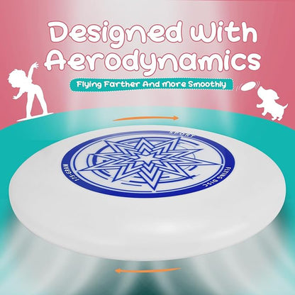 Outdoor Flying Disc 175g,Adult Sport Disc Set for Competitive and Pro Players,Flying Disc Set