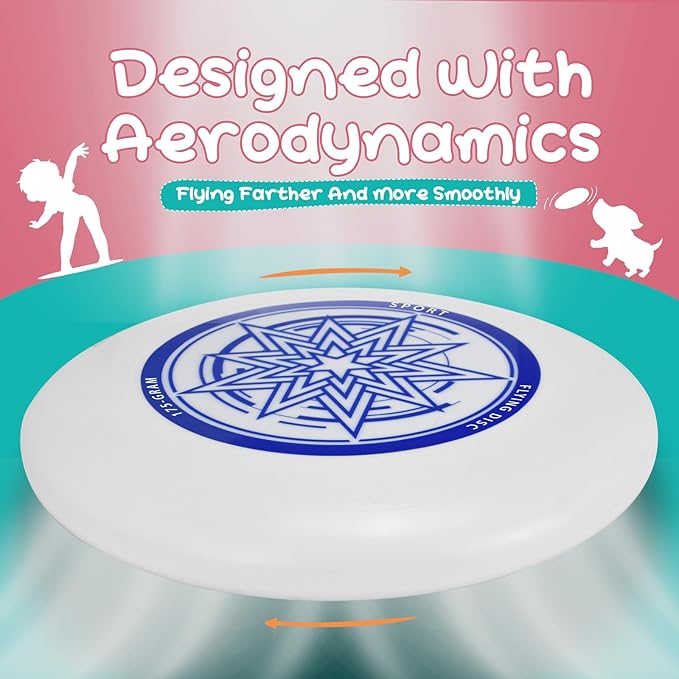 Outdoor Flying Disc 175g,Adult Sport Disc Set for Competitive and Pro Players,Flying Disc Set