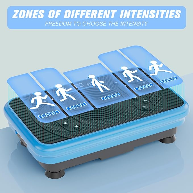 Vibration Exercise Plate ??Full Body Fitness Platform for Home Gym, Lymphatic Drainage & Fat