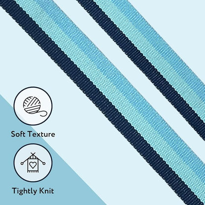 California Yoga Strap | Yoga Belt with Safe Adjustable D-Ring Buckle for Pilates | Stretching Strap