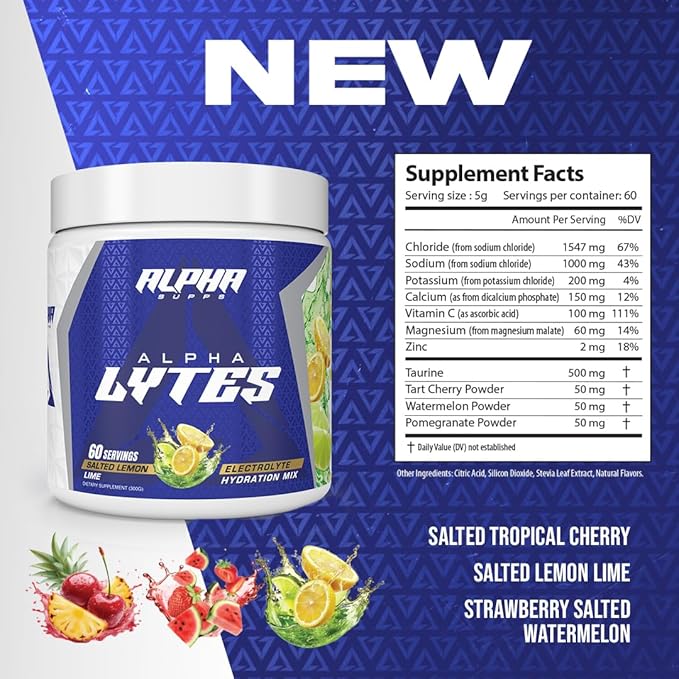 Lytes - Electrolyte Powder Daily Hydration Drink Mix - Sugar-Free, Zero Calorie Instant Formula