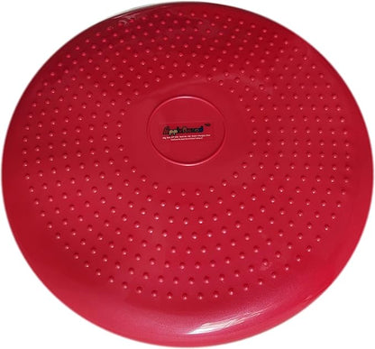 AppleRound Inflated Wobble Cushion with Hand Pump, Air Stability Board (Extra Thick), Core Balance