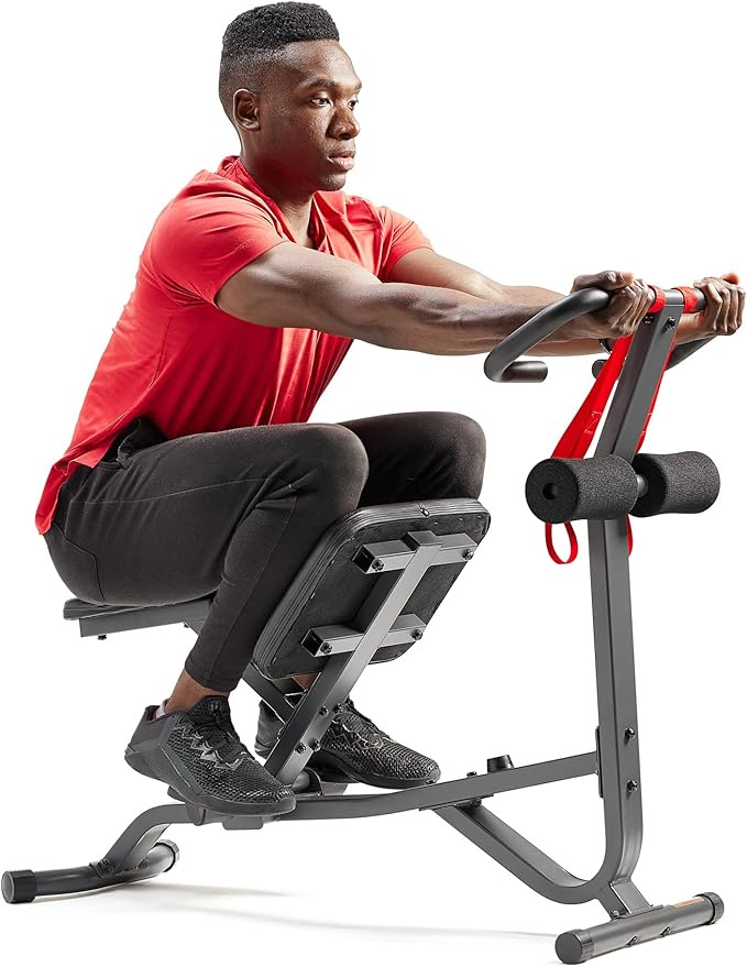 Sunny Health & Fitness Full Body Traction & Stretch Decompression Bench/Table Machine for Lumbar