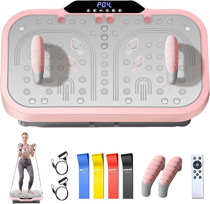 Vibration Plate Exercise Machine, Vibrating Fitness Platform Whole Body Shake Board Workout