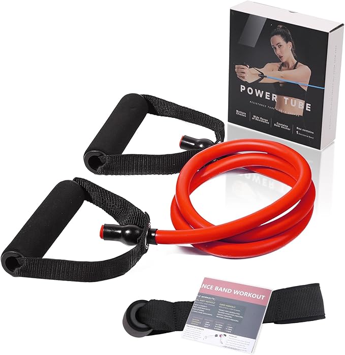 Resistance Bands with Handles for Working Out Women and Men, Exercise Bands with Door Anchor