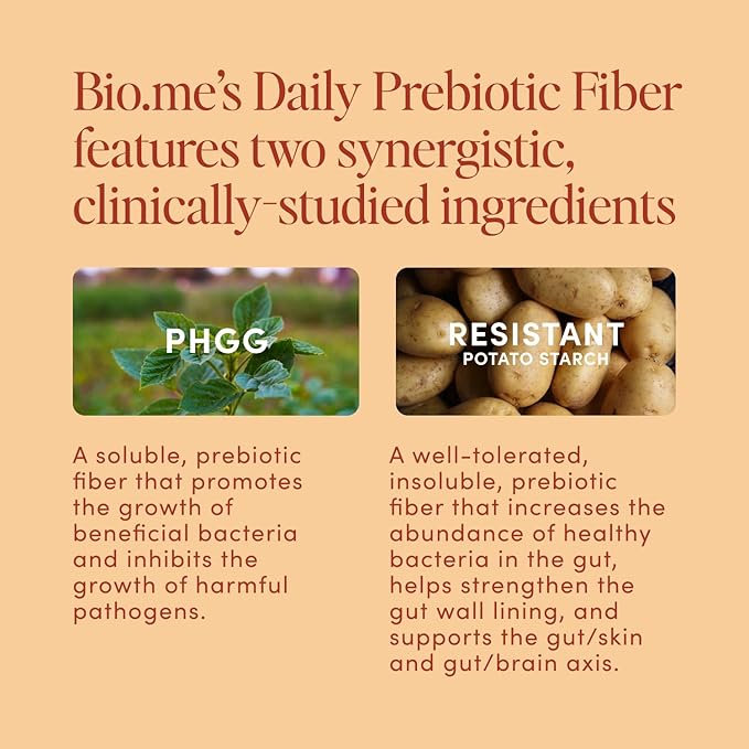 Daily Prebiotic Fiber Powder Chai - 7g Per Serving - Soluble & Insoluble Fiber Supplement Powder