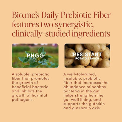 Daily Prebiotic Fiber Powder Chai - 7g Per Serving - Soluble & Insoluble Fiber Supplement Powder